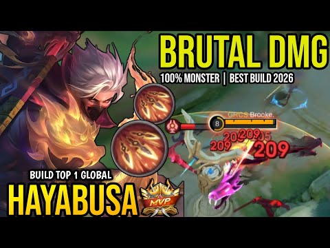 HAYABUSA BEST BUILD 2026 | BUILD TOP 1 GLOBAL HAYABUSA GAMEPLAY | MOBILE LEGENDS✓
