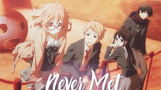 Cover art for NEVER MET