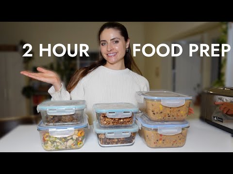 Quick & Easy Clean out the Fridge Food Prep | Plant Based