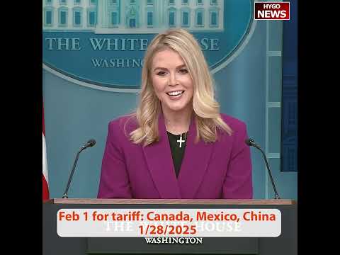 Leavitt: cut off funding to NGOs bringing illegals; Feb 1 for tariff: Canada, Mexico, China