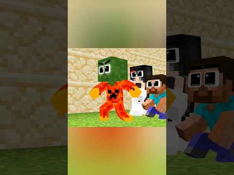 Insane! Orange Craft Monster School Zombie SpiderHero Minecraft Animation