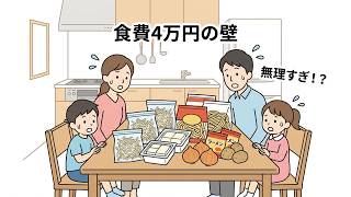 4人家族で食費4万円！？無理ゲーすぎる節約の衝撃事実と平均額