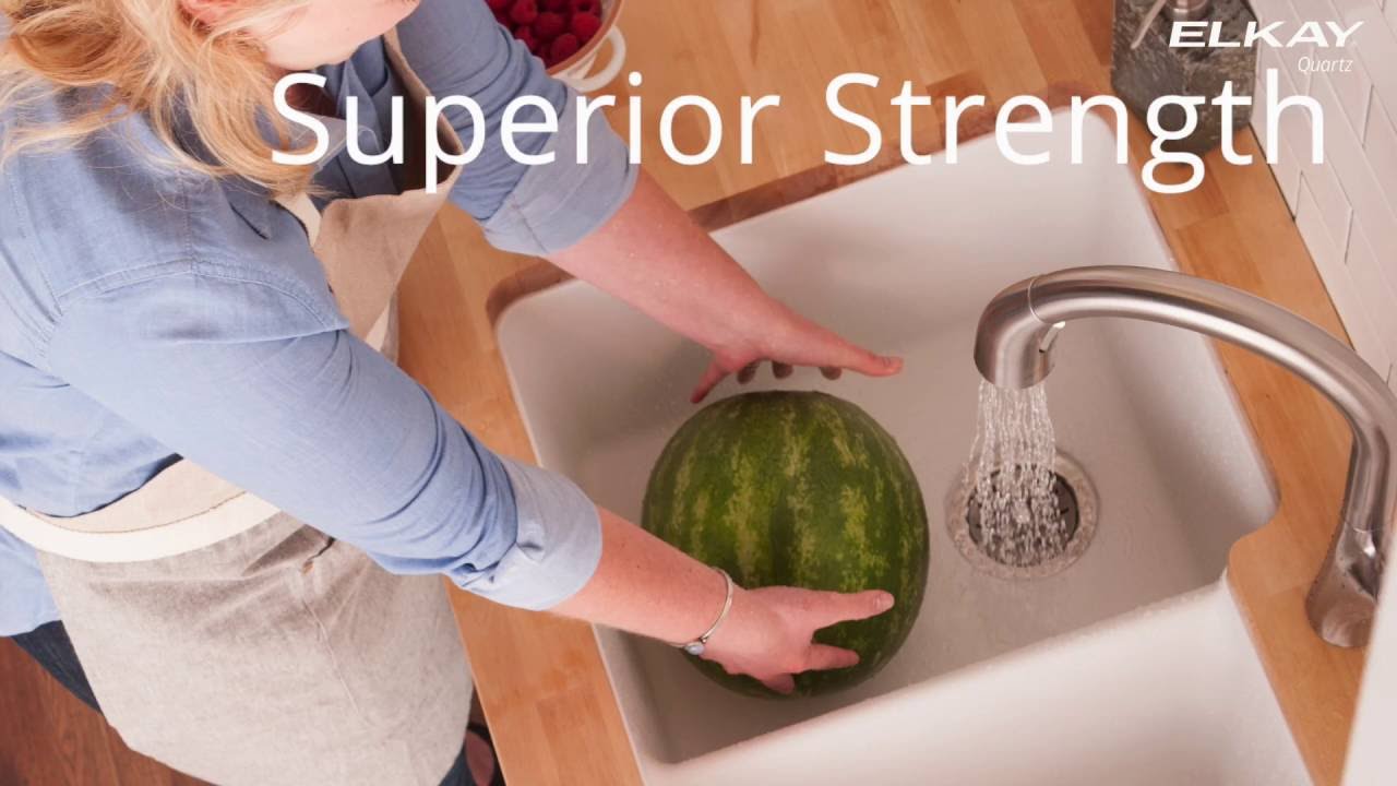 Elkay Quartz Luxe Single Bowl Undermount Sink Mint Creme (ELXRU13322MT0)