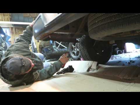 Curt tow hitch kit install: Chevy 3500 van.