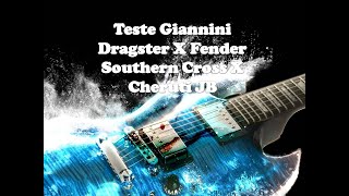 Video thumbnail for Teste Giannini Dragster, Fender Southern Cross e Cheruti Jazz Bass. by Ricardo De La Trindade Blue Estúdio