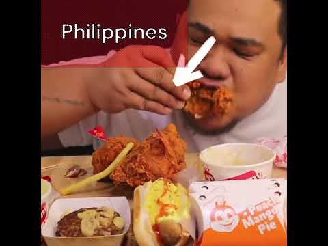USA Jollibee Is Superior To Philippines #shorts #jollibee #philippines #friedchicken #usa #fastfood