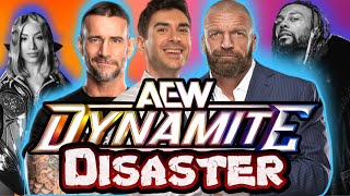 AEW DYNAMITE DISASTER! | TONY KHAN PRIORITIZES CM PUNK AND TRIPLE H OVER CURRENT TALENT!