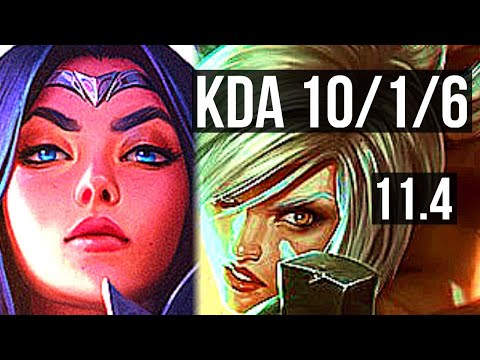 IRELIA vs RIVEN (TOP) | 10/1/6, 1400+ games, Legendary, 1.4M mastery | EUW Grandmaster | v11.4
