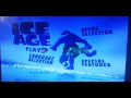 Opening To Ice Age 2004 Dvd Widescreen