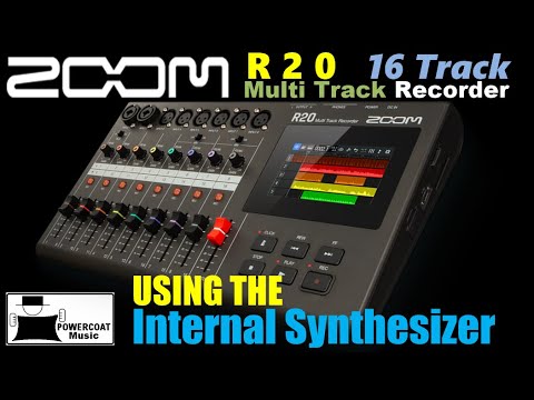 ZOOM R20 Multi Track Recorder: Using The Internal Synthesizer