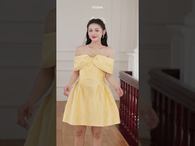 NTT10X249 - Đầm gấm họa đào hoa 3D