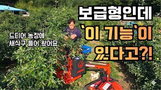 타사 보급형엔 없는 스펙?! 사과밭에 딱 맞는 2단 굴절 고소차 리뷰 성부 고소작업차 SB-6000S