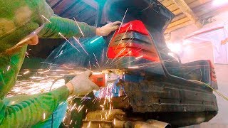 Так ВОТ ПОЧЕМУ ГНИЮТ МЕРСЕДЕСЫ! Решил эту проблему БЕСПЛАТНО! Переварка Мерседес W202 #6
