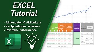 So erstellt du deinen Aktienportfolio-Tracker! - Schritt für Schritt Excel Tutorial