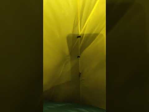 Hilleberg Soulo Black Label Vs 40+mph Wind Gusts (Inside Perspective)