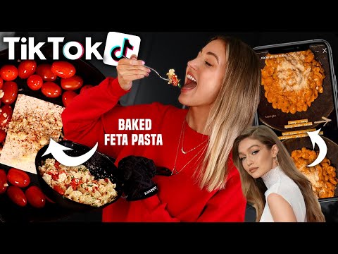 I Tried the VIRAL TIKTOK FETA PASTA vs. GIGI HADID'S FAMOUS SPICY VODKA PASTA!