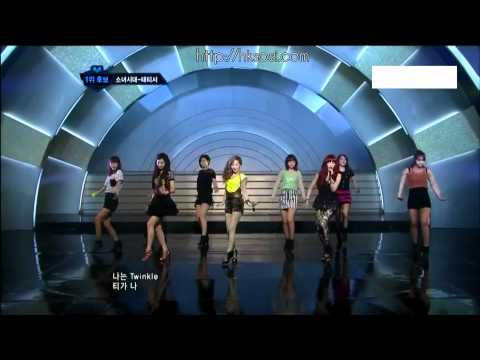 120510 SNSD TaeTiSeo - Twinkle @ MCountdown