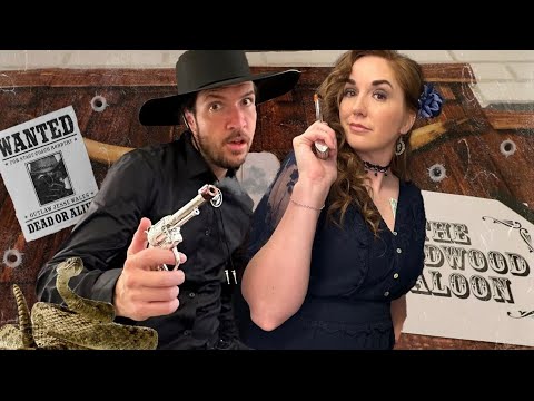 MURDER MYSTERY with Jenny & Shaun!! Birthday Party at Deadwood Saloon with A for Adley crew Parents