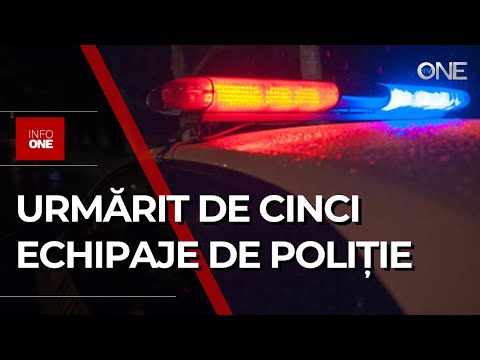 INFO ONE - URMĂRIT ȘI REȚINUT DE CINCI ECHIPAJE DE POLIȚIE