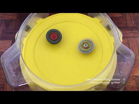 Opposite Spin Combo Test: Zwei Diabolos Sting Xtreme' vs Perfect Phoenix Ignition'