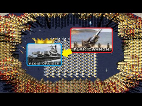 I put Flak Weapon on Aegis and OMG !!! - Red Alert 2
