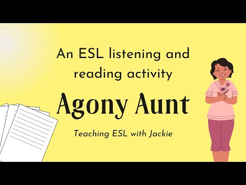 Agony Aunt ESL Activity for Giving Advice - ESL Speaking