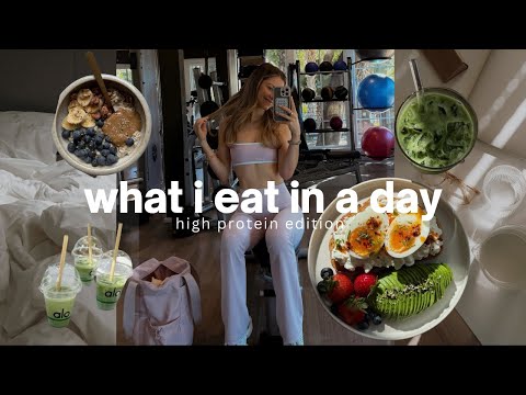 WHAT I EAT IN A DAY: whole food, high protein recipes to feel good ❤︎