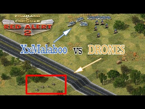 XxMalaboo vs terror drones + Great Teamwork // Command & Conquer