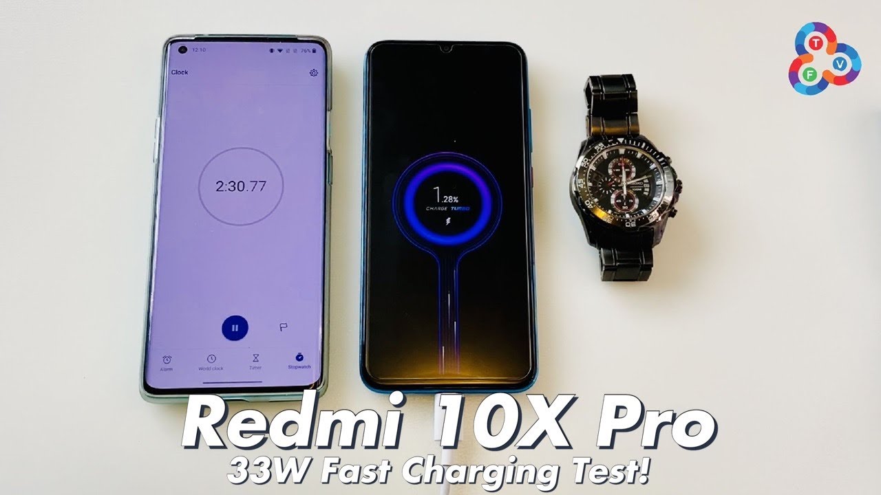 Redmi 10X Pro 5G - 33W FAST CHARGING TEST!