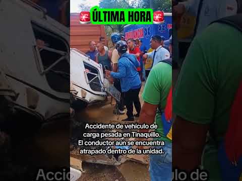 🚨ÚLTIMA HORA.ACCIDENTE DE VEHÍCULO DE CARGA PESADA EN TINAQUILLO-COJEDES. #venezuela #cojedes