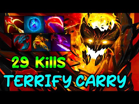 THE MOST TERRIFY CARRY [ Shadow Fiend ] INTENSE TEAM FIGHT - DOTA 2 GAMEPLAY