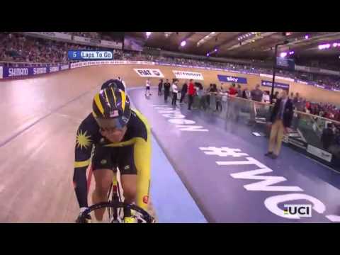 World championships cycling track London 2016 finals men's keirin