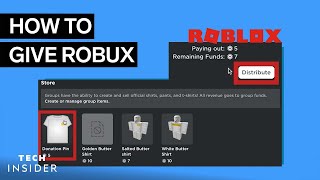 How To Give Robux To People On Roblox