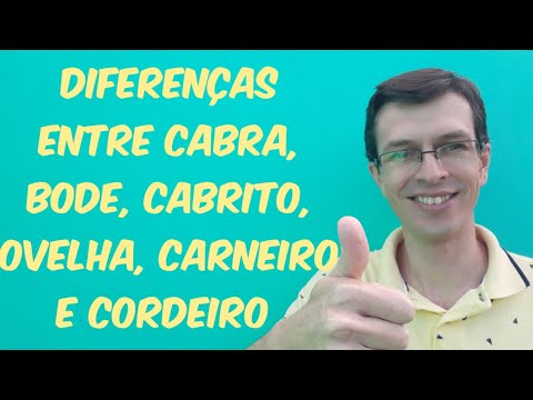 Diferenças Entre Cabra, Bode, Cabrito, Carneiro, Ovelha e Cordeiro #BioCuriosidades