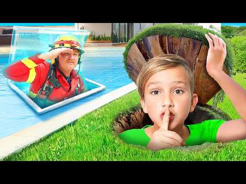 VLAD Membangun 4 Ruangan RAHASIA DALAM SATU WARNA!