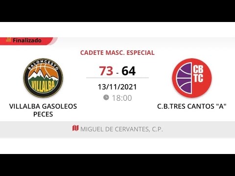 Cadete masc A VILLALBA GASOLEOS PECES - TRES CANTOS