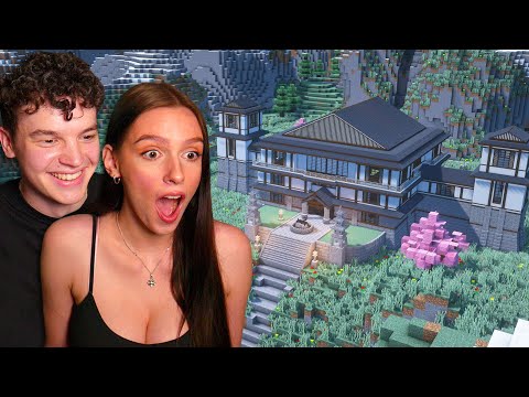 I Transformed My Girlfriends Minecraft DREAM HOUSE In INSANE Detail