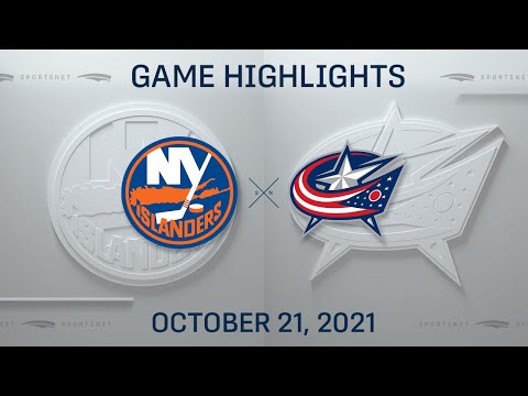 NHL Highlights | Islanders vs. Blue Jackets - Oct. 21, 2021