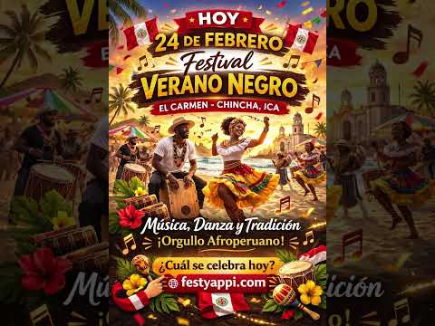🎶🇵🇪 Hoy 24 de febrero el Perú suena a ritmo y tradición