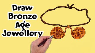 How to Draw a Bronze Age Necklace Real Easy