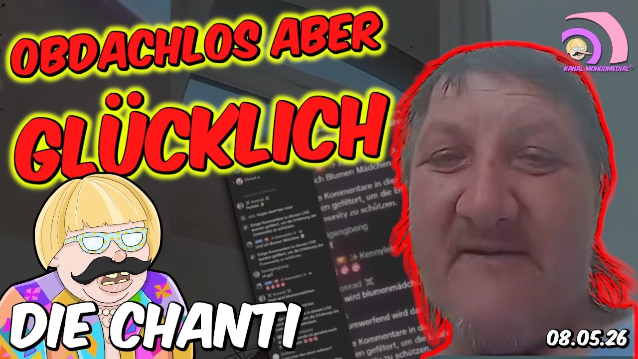 Mongotar: CHANTI Obdachlos - RESET: Dicke Lippe in der Notunterkunft! 08.05 |Kanal Mongomedial