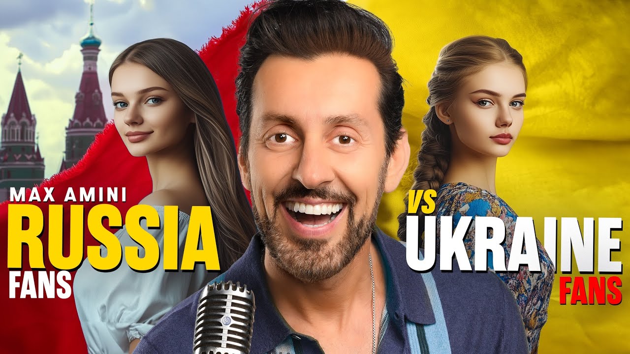 Russian Fans vs Ukrainian Fans | Max Amini | Stand Up Comedy