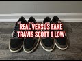 Allkicks247 Real Vs Fake Travis Scott Jordan 1 Low On Foot
