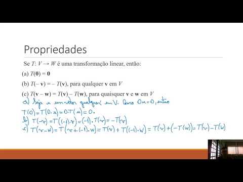 Aula 37 - Transformações lineares - Parte 1