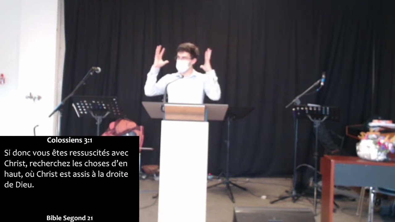 “Montrons par notre vie que Christ est toute notre vie” (Colossiens 3.1-17)