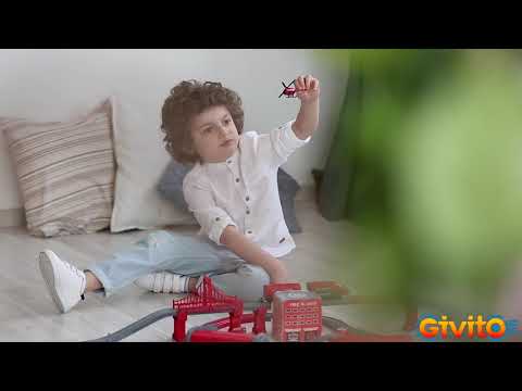 Миниатюра изображения товара Железная дорога игрушечная Givito Служба спасения / G201-003