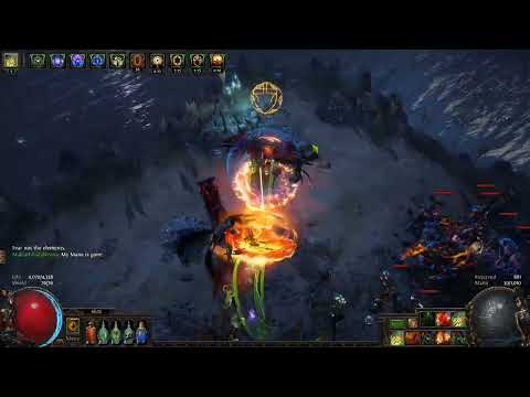 Toxic rain Raider lvl 100 PoE 3.19 Atoll run