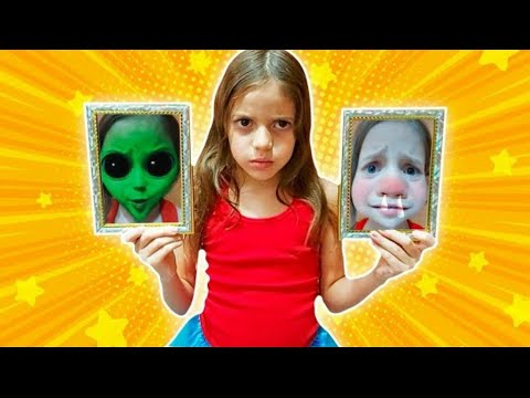 BRINCADEIRAS DE CRIANÇAS EM DOSE DUPLA Jessica e os espelhos mágico que mudam o rosto