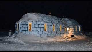 The 'Igloo Bar' is on a Frozen Lake and Visitors Can Even Fish in The Zippel Bay Resort