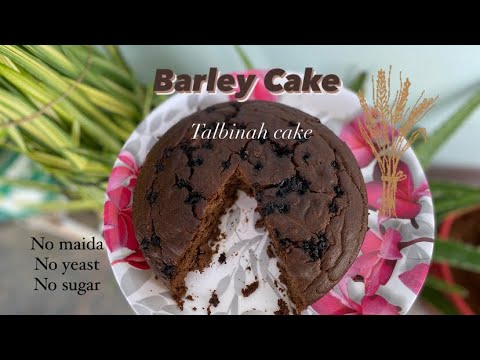 Barley Cake | Inspired from Talbina | Sunnah Food | Healthy cake
